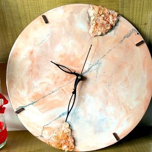 Resin clock